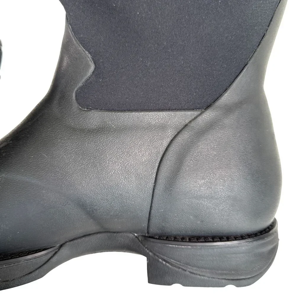 Durango Men's Rebel Rancher Western Waterproof Work Boot Black Size 12W